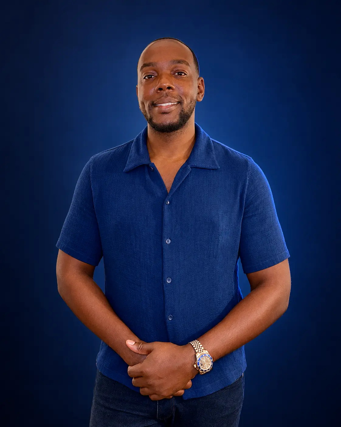 Portrait of Estimé accompanying the Bold Journey interview link
